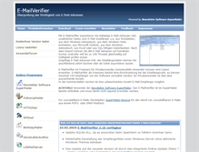 Tablet Screenshot of emailverifier.de